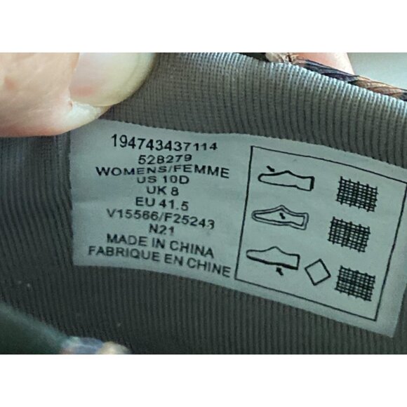 Lands’ End Ladies Fabric Slip-On Loafer Shoes Size 10D Brown & Black - Picture 5 of 6